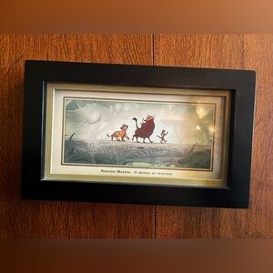 DISNEY LION KING ART - Hallmark Disney Collectible Display